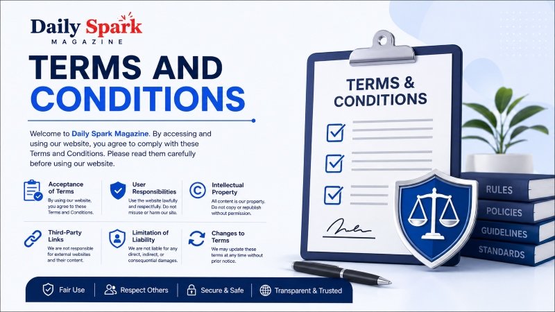 Terms and Conditions for Daily Spark Magazine